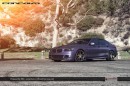 Project BMW F10 Matte Metallic Purple by DBX