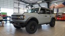 2021 Ford Bronco with a 1.0-inch leveling kit