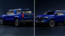 Toyota SW4 Fortuner 4Runner CGI new generation by KDesign AG