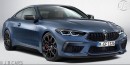 2021 BMW 4 Series Coupe Without the Huge Grille (rendering)