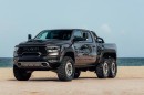 Apocalypse Manufacturing presents Warlord, the 2021 Ram 1500 TRX 6x6 costing $250k