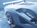 Lamborghini Countach LPI 800-4 rendering