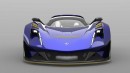 This is the SD+ hypercar, coming out in 2022 from Albania, at a top speed of over 500 kph (311 mph)