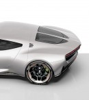 Alfa Romeo '6C' Supercar GT-Zero rendering by Giampiero Sbrizzi on cardesignworld