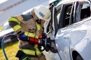 Volvo performs most extreme crash test, drops new vehicles from crane for science