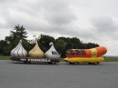 The Kissmobile and the equally-iconic Wienermobile