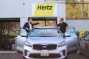 Hertz car rental social media ad