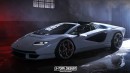 2022 Lamborghini Countach Roadster rendering