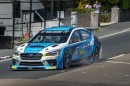 Mark Higgins and his Subaru WRX STI Time Attack on the Isle of Man TT course