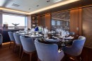Globas Superyacht Dining Lounge