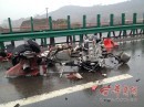 Ferrari Crash in China