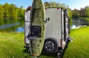 Hitch Travel Trailer Kayak Rack