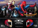 HJC Spider-Man and Iron Man helmets