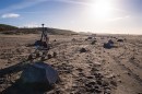 ESA rover on Dutch beach