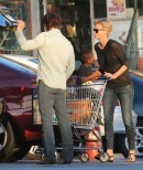 Sean Penn and Charlize Theron in Lexus GS 450h
