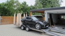 Mercedes-Benz Viano with matching, one-off DIY trailer built from scratch