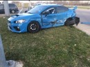 Wrecked 2016 Subaru WRX STI Series.HyperBlue