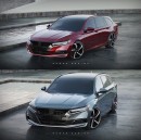 Honda Accord Sport Wagon Rendering Looks Like a Japanese Copy of a German Car