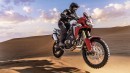 2016 Honda CRF1000L Africa Twin jumping desert dunes