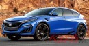 Honda / Acura NSX crossover SUV render
