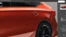 Honda Civic Convertible rendering by Theottle