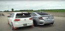 Honda Civic Drag Races Volkswagen Golf, Which One Would You Bet On?
