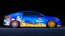 Civic Sonic one-off made for the 25th Anniversary of Sonic the Hedgehog