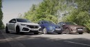 Honda Civic Takes on SEAT Leon and Hyundai i30 in Battle of the Hatches