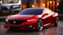 Honda Accord Coupe & Prelude sedan rendering by AutomagzTV