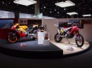 The MotoGP champion bike and the CRF450 Rally