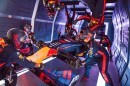 Red Bull Racing Team Pit Stop in Zero Gravity