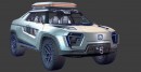 Honda Ridgeline EV Concept rendering