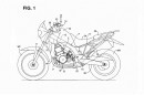 Reportedly a sketch of Honda's new middleweight adv machine