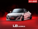 Honda S660 With Liberty Walk Body Kit Is a Toy Supercar from Japan