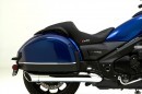 Honda Valkyrie side view of the saddlebags