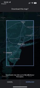 Descarga de mapas sin conexión de Google Maps