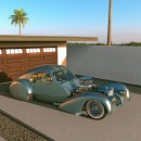 Hot-Rod 1937 Bugatti Type 57SC Atlantic Coupe rendering by abimelecdesign