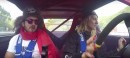 Hot Slovakian WooHoo Racer Girls drifting