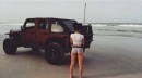 Hot Yoga Girl Combines Stretching with Jeeps and It’s Inspiring