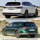 VW Passat R, sedan, Alltrack renderings