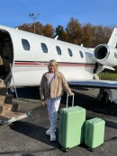 Martha Stewart on Private Jet
