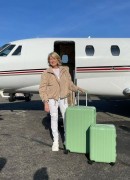 Martha Stewart on Private Jet