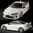 Modern Honda Integra Type R rendering by Jordan Rubinstein-Towler