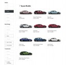 Current Porsche Taycan Lineup