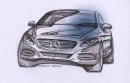 Mercedes-Benz C-Class W205 Official Sketch