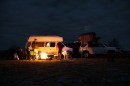 Campers at night