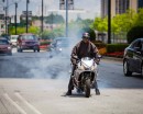 How to do a motocycle burnout