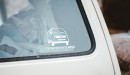 WV Classic sticker on the rear window