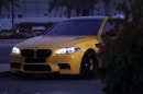 Speed Yellow BMW M5