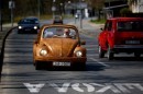 VW Beetle Covered in 50,000 Pieces of Oak